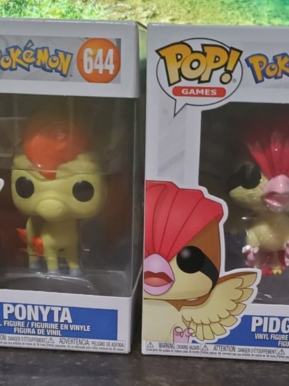 Pokemon Pidgeotto 849 And Ponyta 644 Funko Pop! Bundle Lot